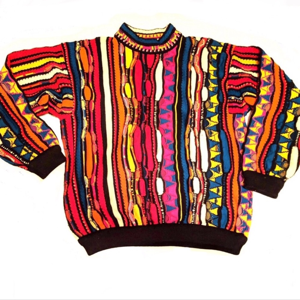 AUTHENTIC Vintage COOGI Wool Sweater *Flaw*